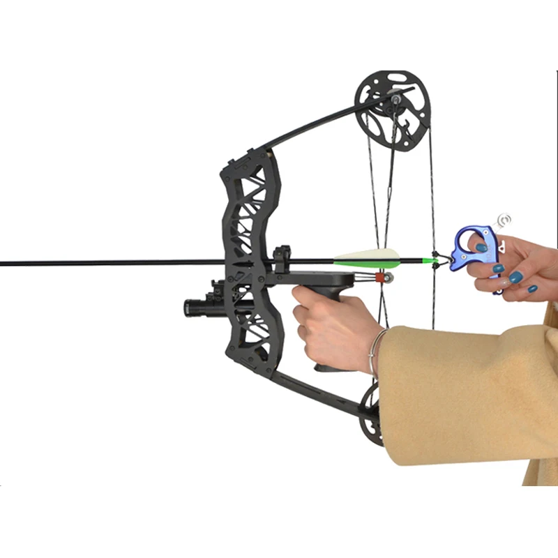 

16inch Archery Mini Compound Bow Set 35lbs 23inch Aluminum Arrow Bowfishing Hunting Right Left Hand Shooting Accessories