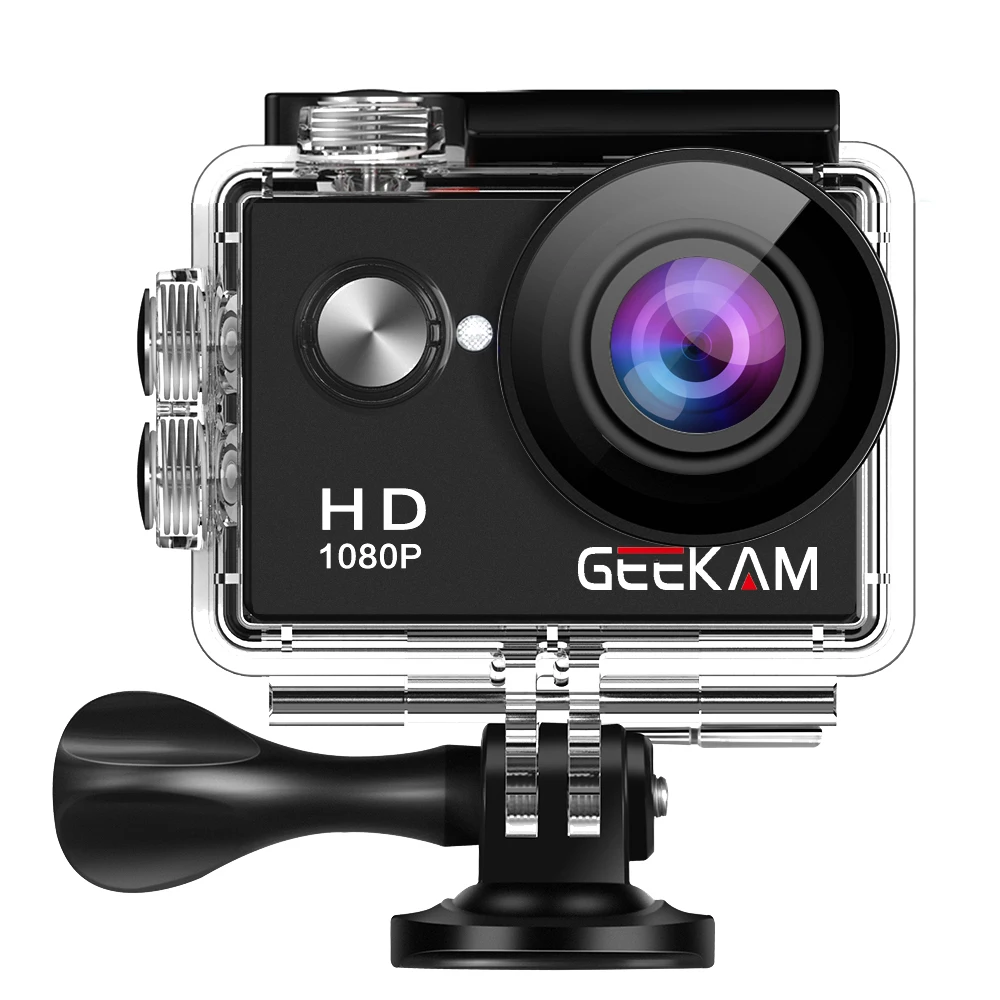Экшн камера GEEKAM A9 Full HD 1080P экран 2 0 дюйма водонепроницаемость до 30 м|Экшн-камеры| |