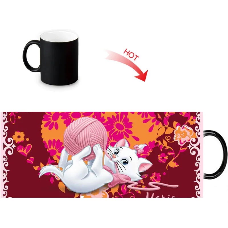 Креативная кружка с изменением цвета кружки для горячих напитков аристократы