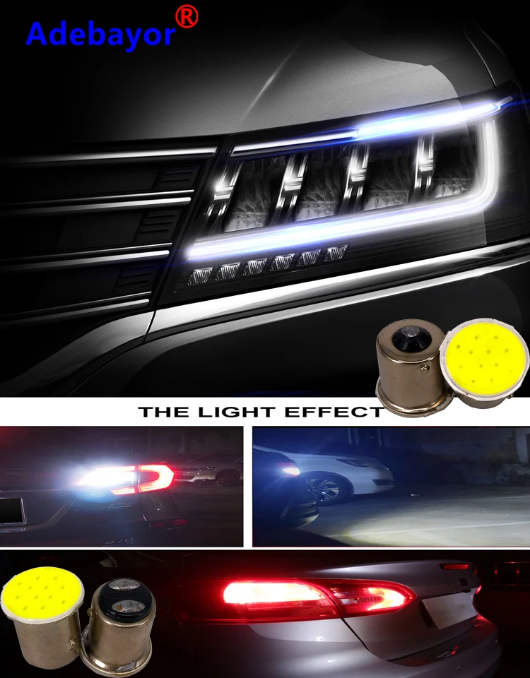 300x1156 BA15S указатели поворота COB LED 12 Автомобильный багажник чипы интерьера p21w RV