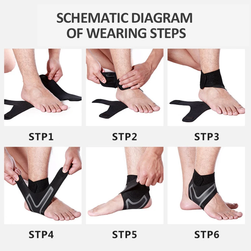 1 шт. регулируемая подкладка для поддержки голеностопа|Поддержка лодыжки| |