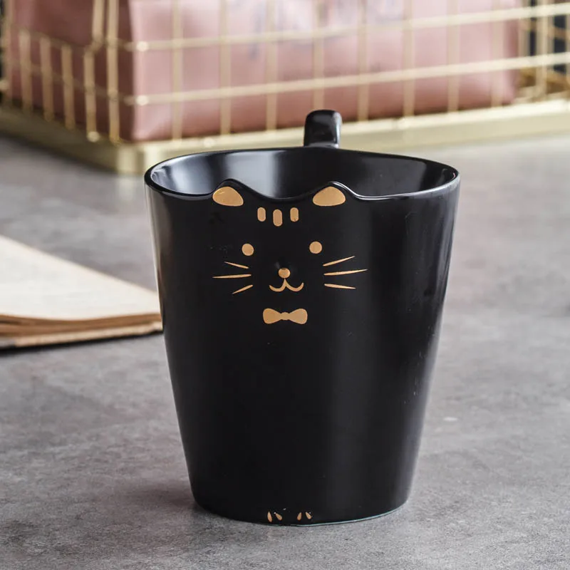 Симпатичная кофейная кружка керамическая Изолированная забавная Термокружка