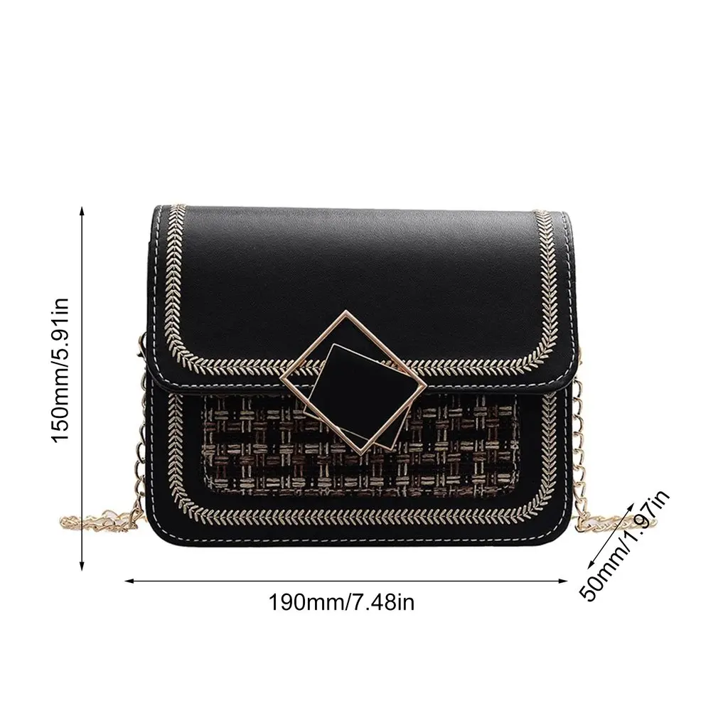 Сумка кросс-боди из замши для женщин осень 2021 простая сумка на плечо с цепочкой