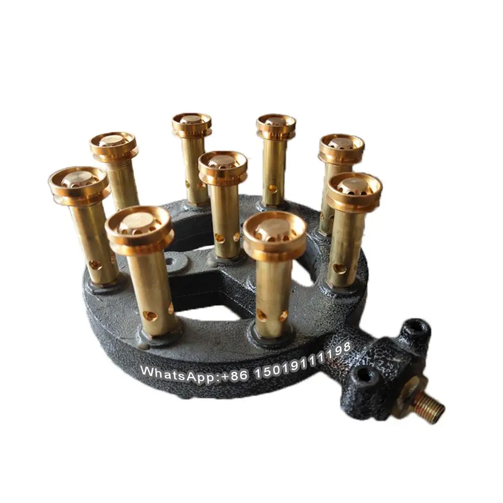 Домашняя газовая горелка с 9 отверстиями портативная настольная уличная плита