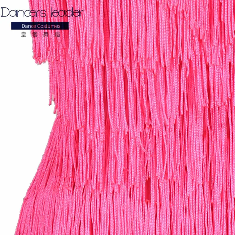 New store sales promotion Latin Dress Top Sale Dance Women Pink Club Party Dancer Singer Entertainer Fringe Tassel | Тематическая