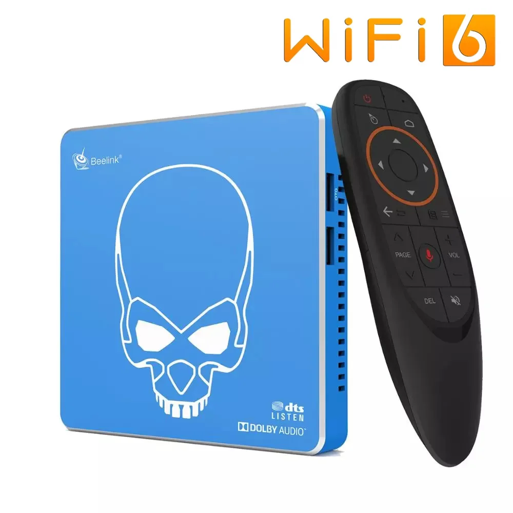 Beelink GT-KING PRO Amlogic S922X-H Smart Android 9.0 ТВ-приставка 4 Гб DDR4 64 ROM Dolby Audio DTS Слушайте 4K HD Hi-Fi