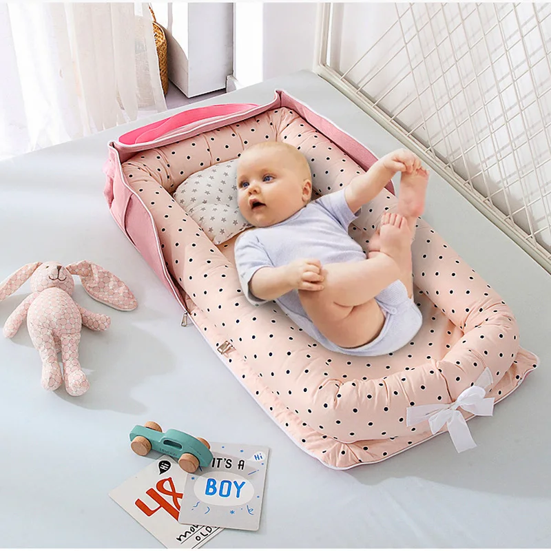 Детская переносная кроватка, Детская Хлопковая люлька для путешествий, для мальчиков и девочек от AliExpress RU&CIS NEW