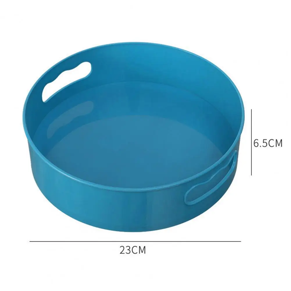 

Storage Tray Non-slip 360 Degree Rotating Plastic Multifunctional Cosmetic Snack Fruit Seasoning Box for Kitchen