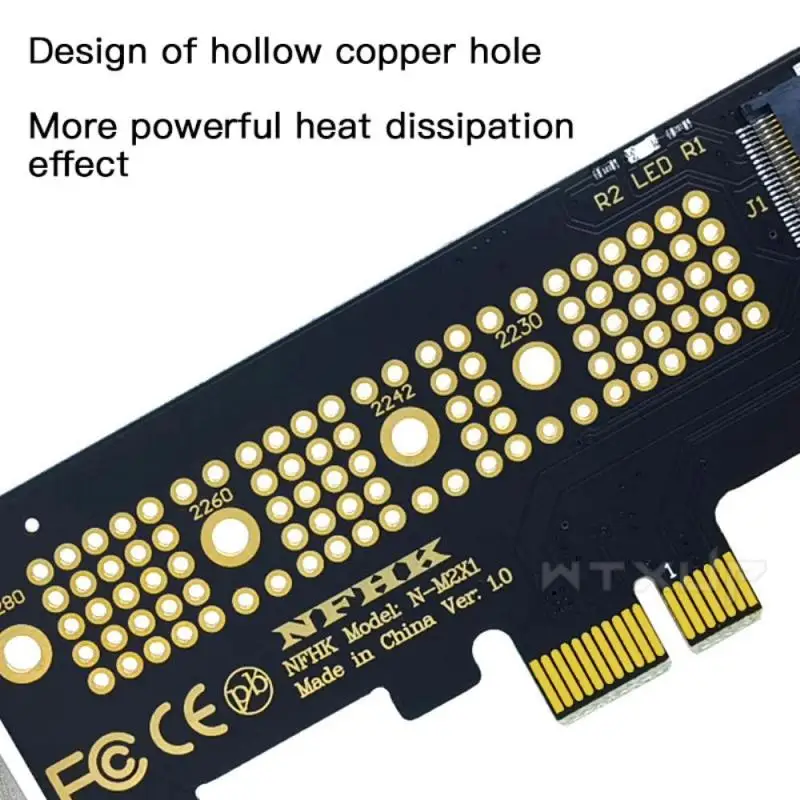 M.2 NVMe SSD TO PCIE 3.0 X1 X4 X16 Adapter M Key Interface Card Support PCI Express 2230 2242 2260 2280 Size NVME | Компьютеры и офис
