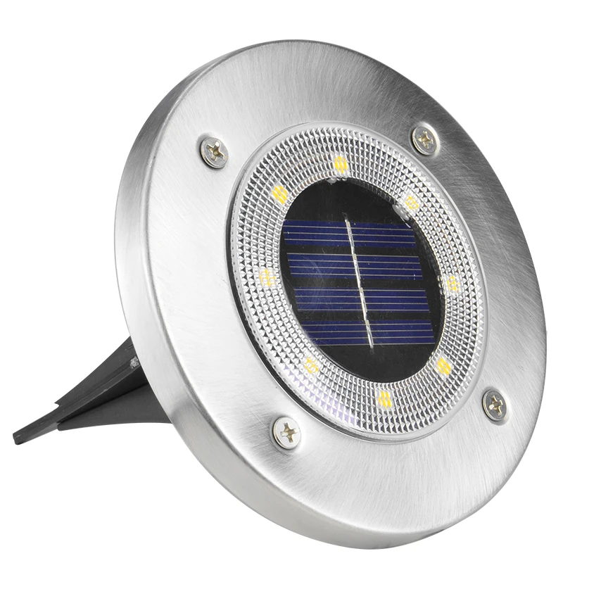 1/4/8 шт. RGB солнечного сада Водонепроницаемый открытый заглубленный свет лампы для