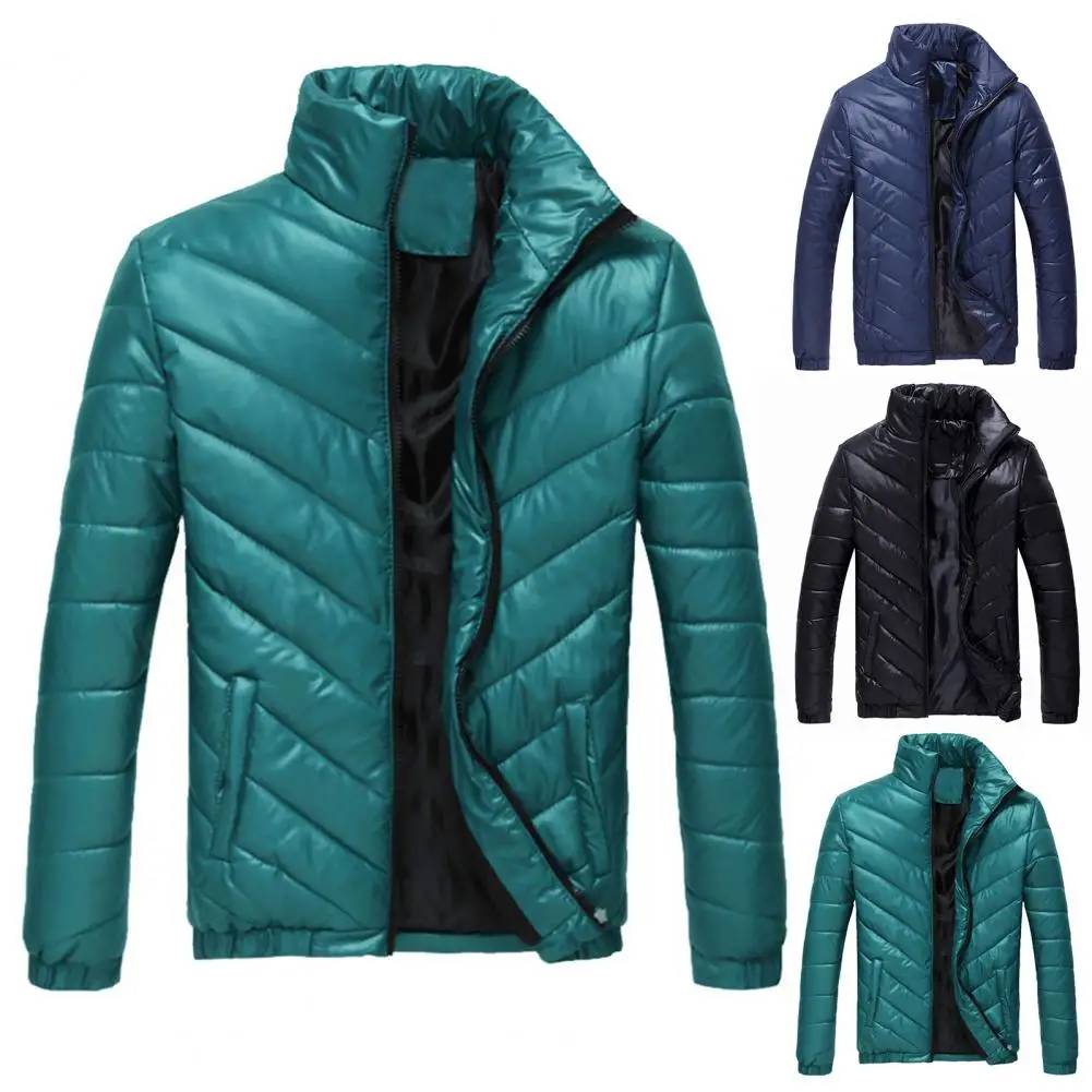 

Regular Fit Absorbent Men Warm Puffer Down Jacket Winter Coat for Outdoor Travel