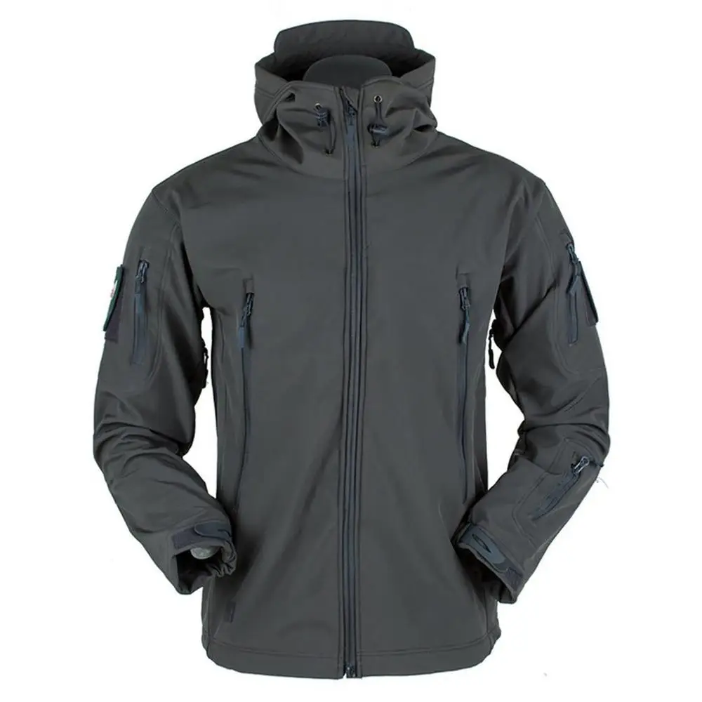 

Men's jacket Outdoor Soft Shell Fleece Men's And Women's Windproof Waterproof Breathable And Thermal Three In One Youth Hooded