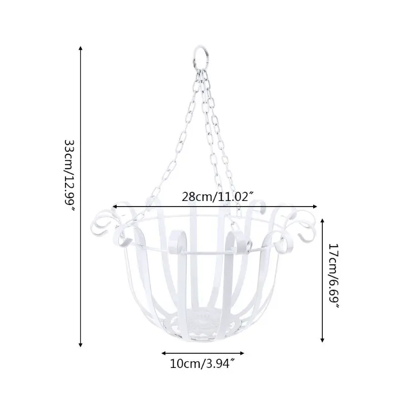 Европейский стиль настенный цветочный горшок с кронштейном крюк железная