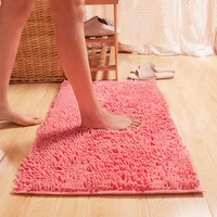large size 6090cm70140cm cheap thicken chenille bath mat bathroom rug carpet for living room floor mat tapete de banheiro