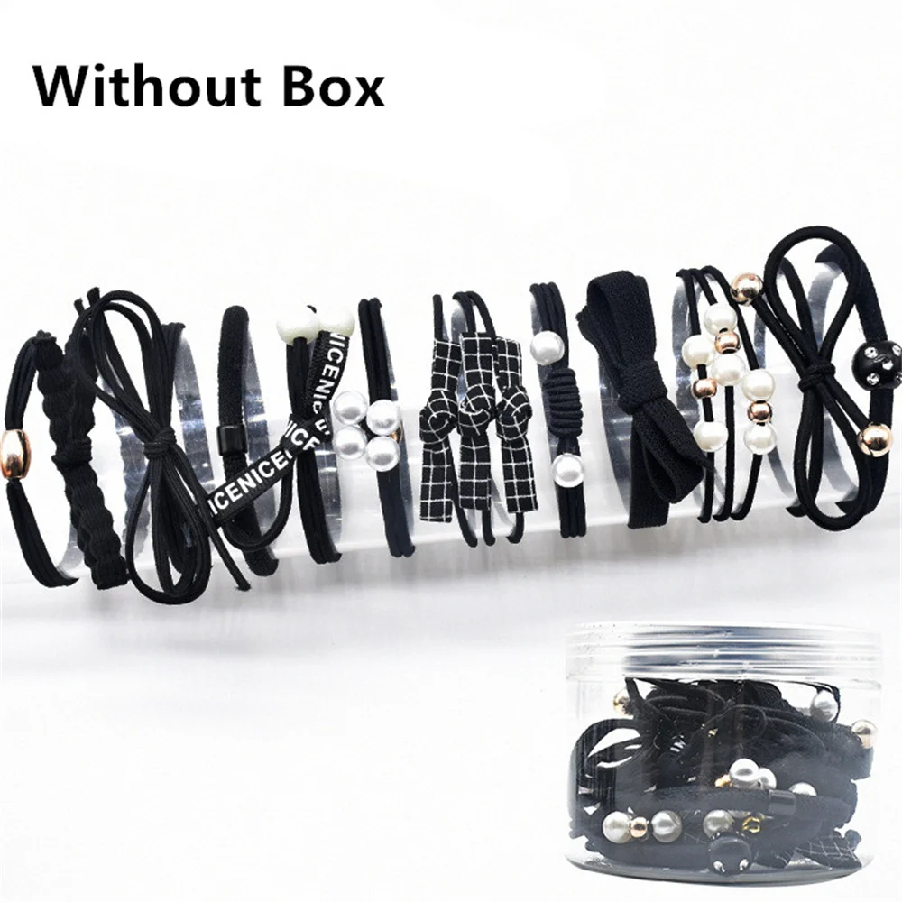 12 шт./компл. эластичные повязки для волос женщин и девушек корейский цветок