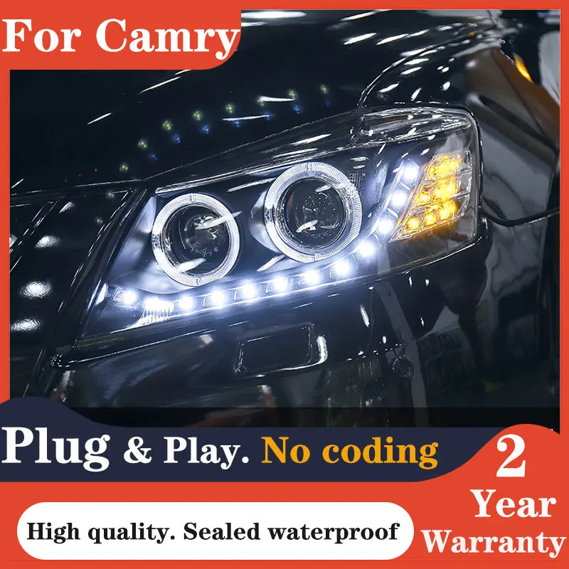 

Car Styling for Toyota Camry Headlights 2009-2011 Camry V45 LED Headlight LED DRL Hid Bi Xenon Head Lamp Auto Accessories