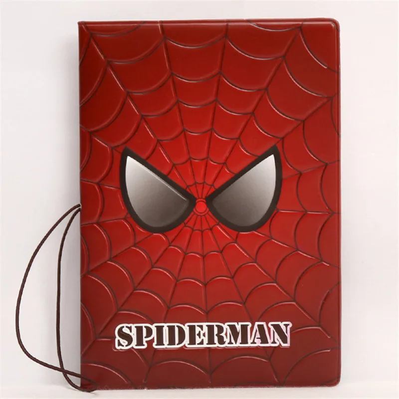 

Marvel 2021 Spiderman Iron Man Batman Superman Hulk 3D Passport Set Disney ID Card Holder Bag Card Portable Bag