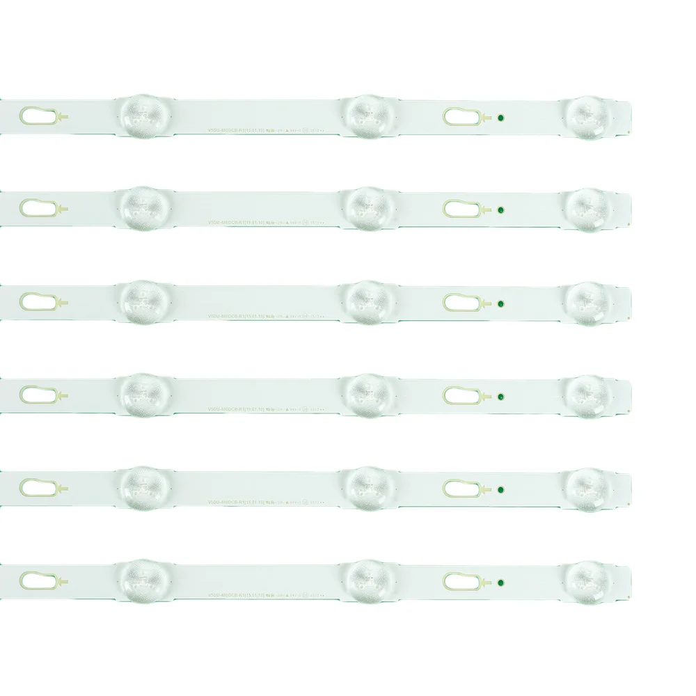 

Nuevo Kit 12 piezas tira de luz LED para samsung UE48JU6000 BN96-34793A BN96-34794A S_5U75_48_FL_R6 S_5U75_48_FL_L5 LM41-00121G