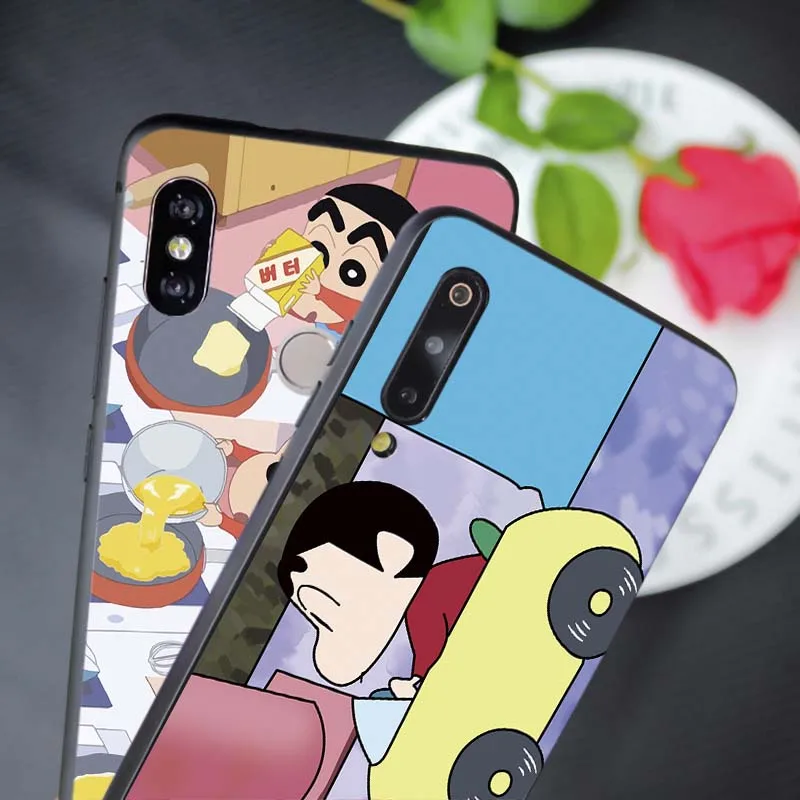 Crayon Shin Chan для samsung galaxy note 8 9 10 pro plus Прозрачный мягкий силиконовый чехол телефона |