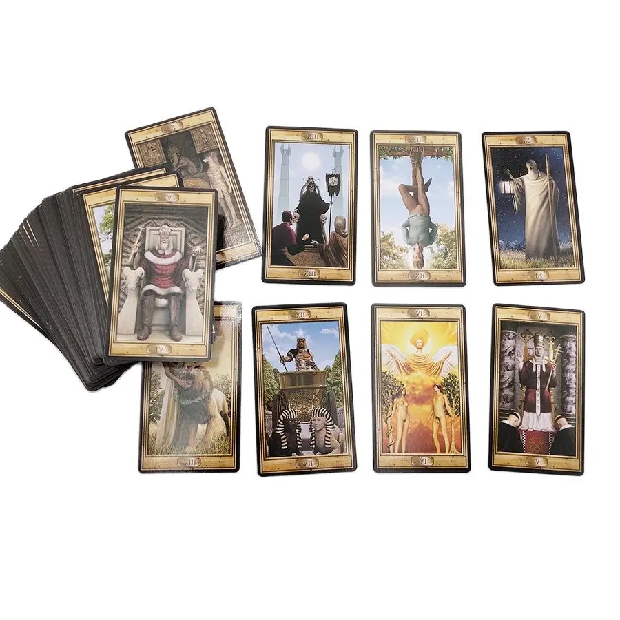 Настольная игра Таро 78 карт английская версия для развлечений и вечевечерние |