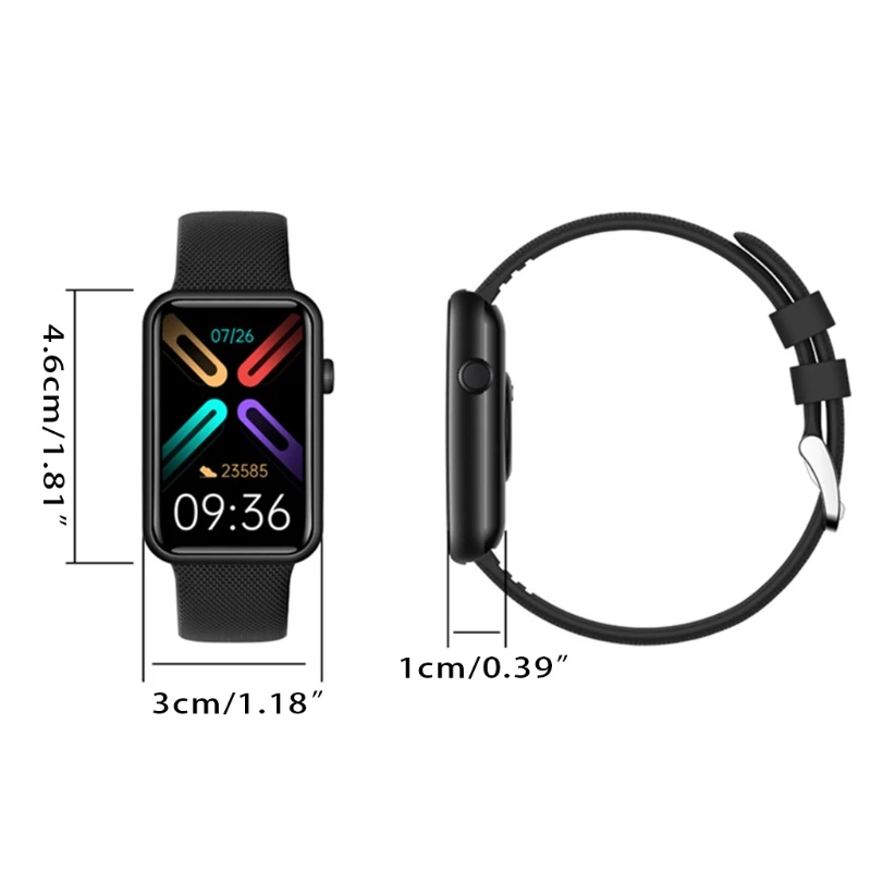 

594F HT5 Smartwatch Men Women Bluetooth-compatible Call Dynamic Watch Face Waterproof Heart Rate Sleep Monit Fitness Tracker