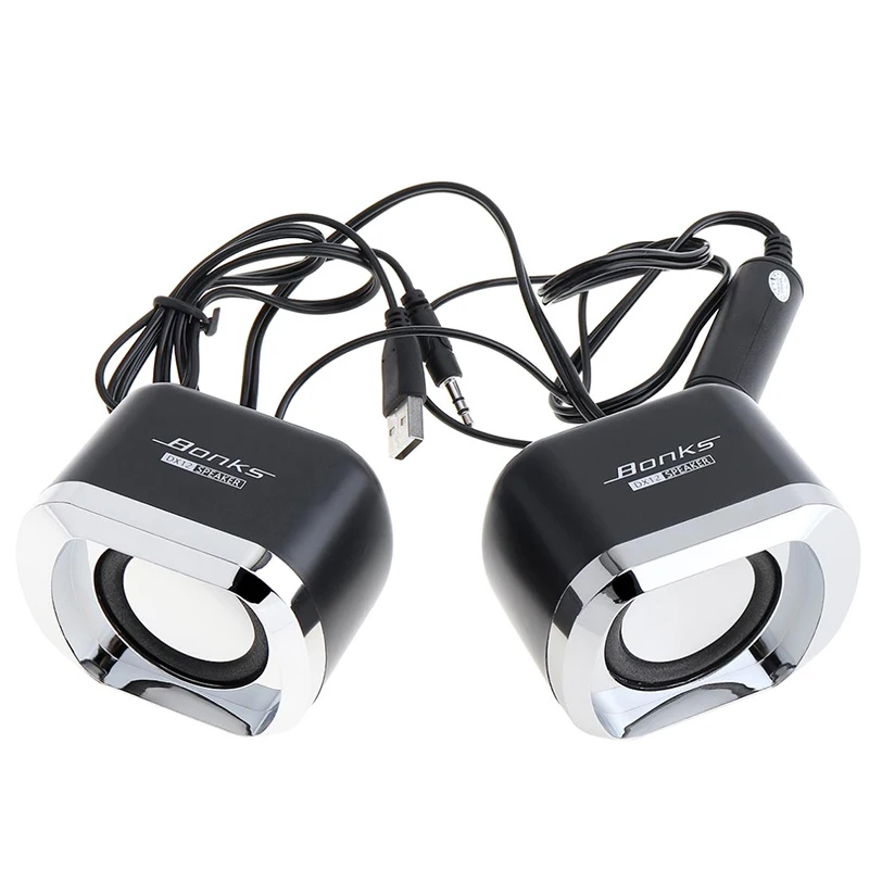 Bonks Высокая мощность полный диапазон стерео сабвуфер ПК динамик Портативный бас