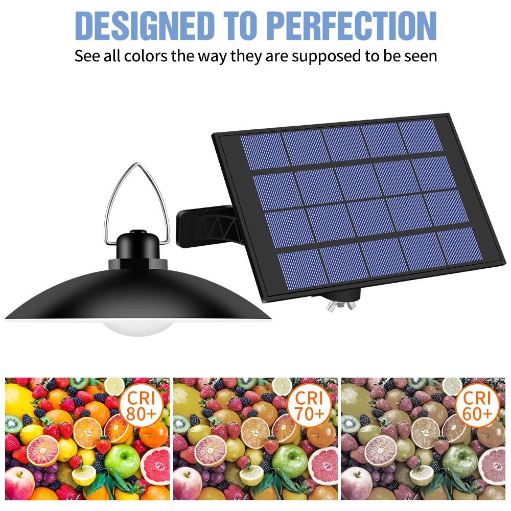 Светодиодный солнечный светильник наружный подвесной 5V лампа на солнечной