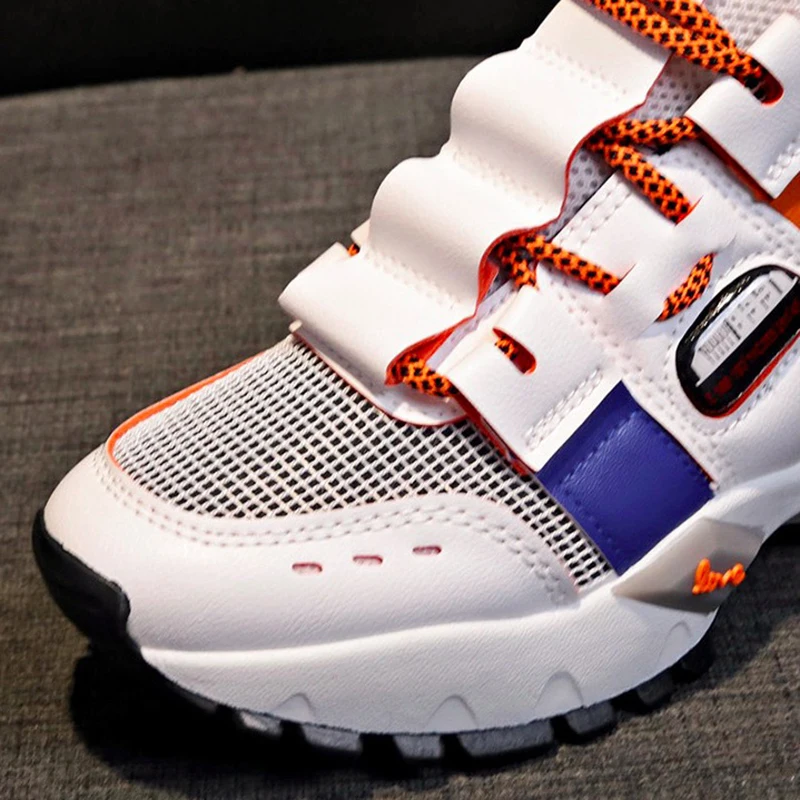 Кроссовки женские сетчатые дышащие легкие повседневная обувь на плоской