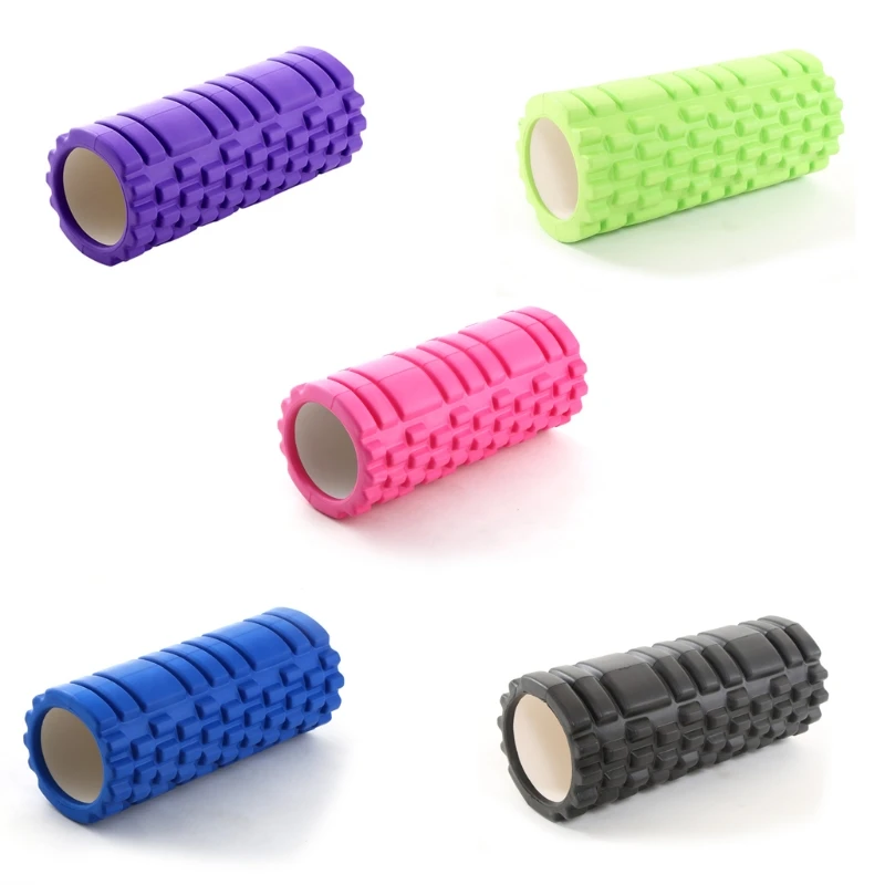 

Strong Foam Yoga Roller Mace Hollow Yoga Pillar Medium Density Deep Tissue Massager for Deep Muscle Massage Relaxation