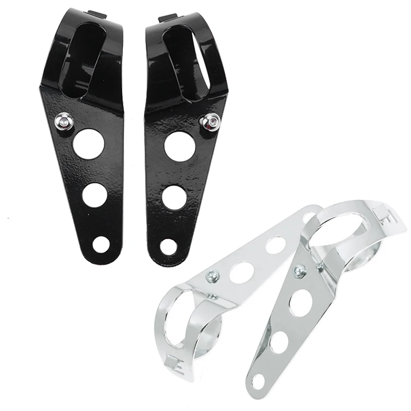 

28Mm-43Mm Universal Motorcycle Headlight Mount Brackets Fork Ear Chopper Head Light Lamp Holder Adjust Motor Fork Mount