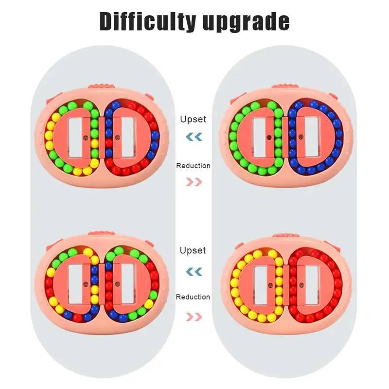 

Bean Rotating Cube Toy fidget toys pack Creative Puzzle Toy Relieve stress Decompression Educational Toy for children Adult Gift