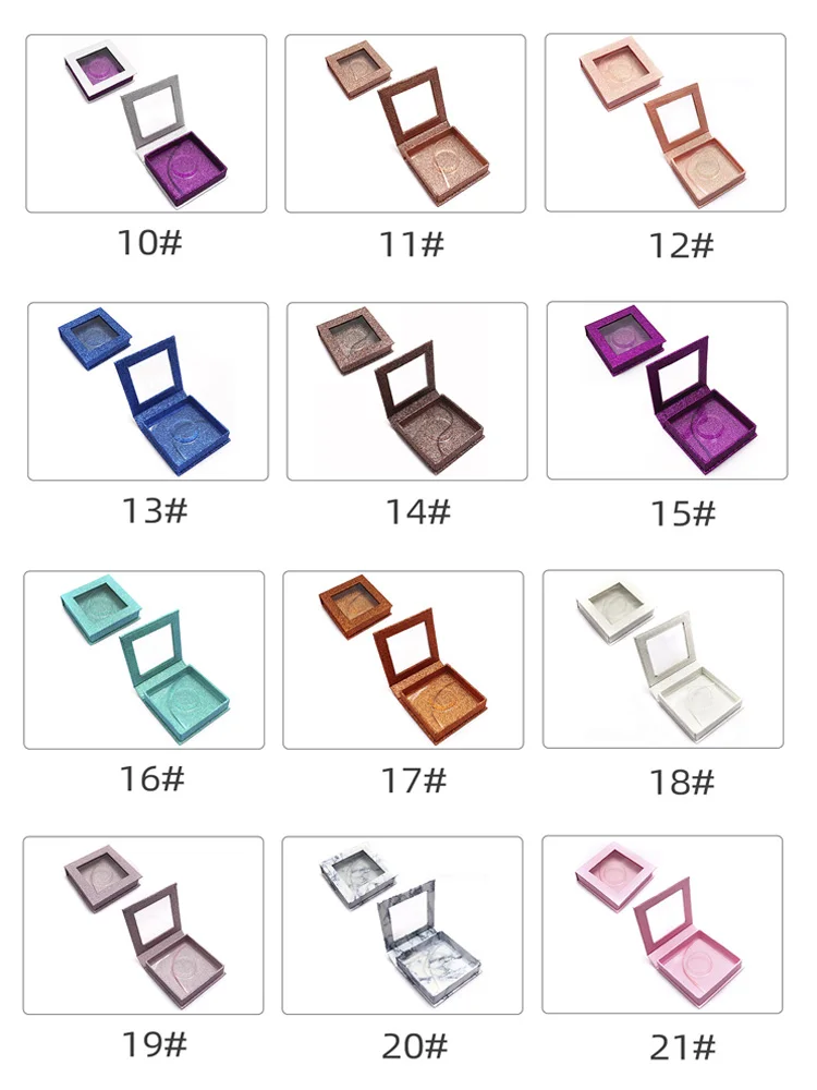 

Mink Lash Cases Can Be Customized LOGO Eyelashes Packaging Box Makeup Mink Eyelashes Box Eyelashes Exquisite Gift Packaging Box