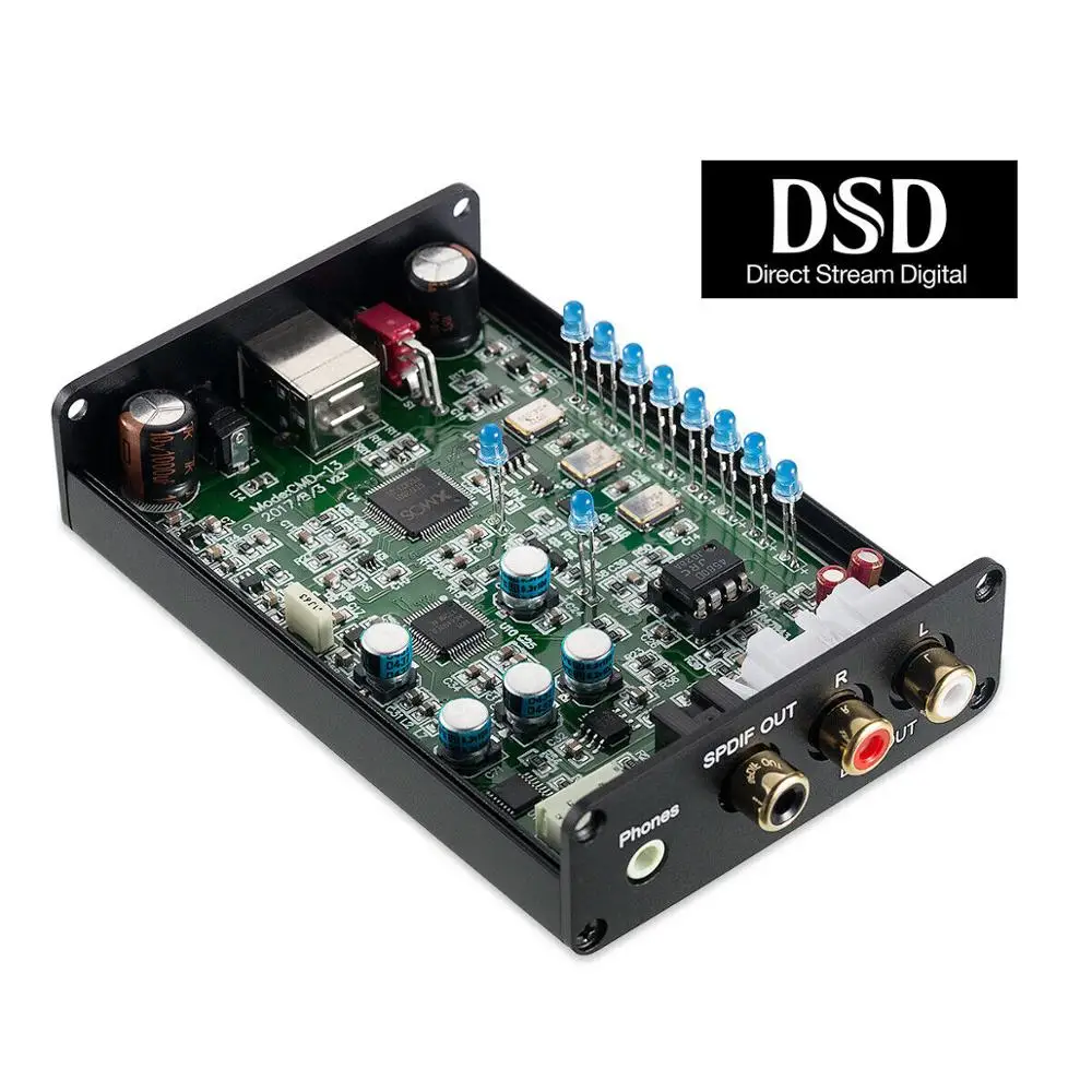 Douk аудио XMOS XU208 USB DAC аудио декодер SPDIF конвертер цифровой интерфейс усилитель для наушников XU208 DOP64 DSD256 PCM384K