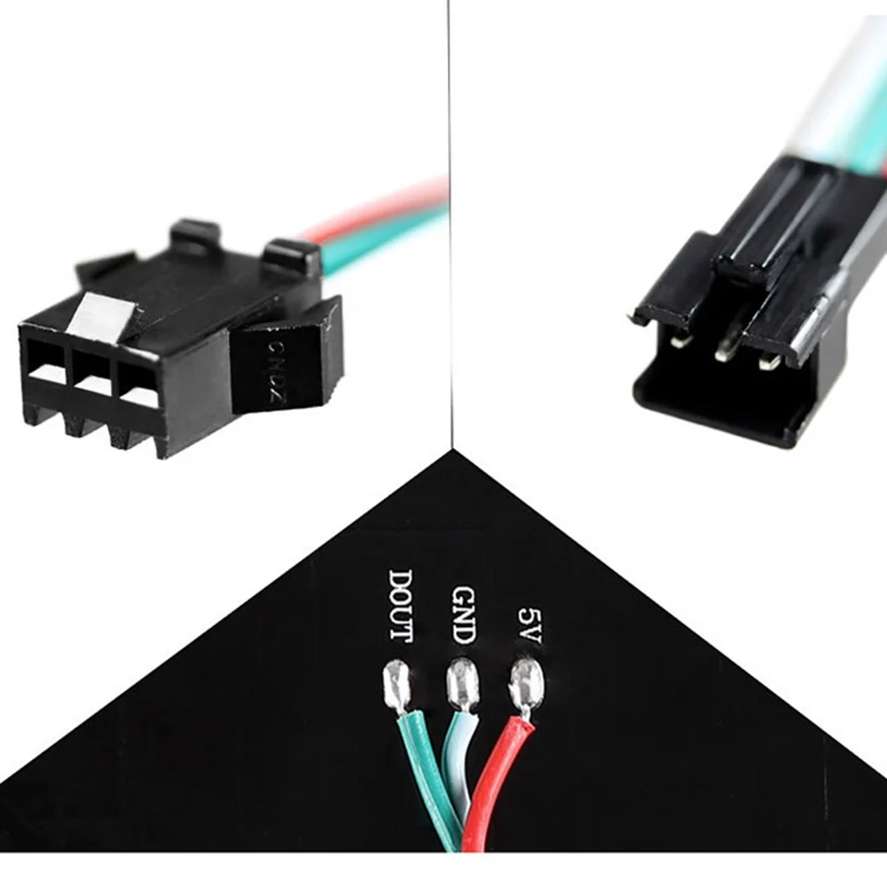 Модуль 16X16 WS2812B матричный экран светодиодный цифровой гибкий индивидуально