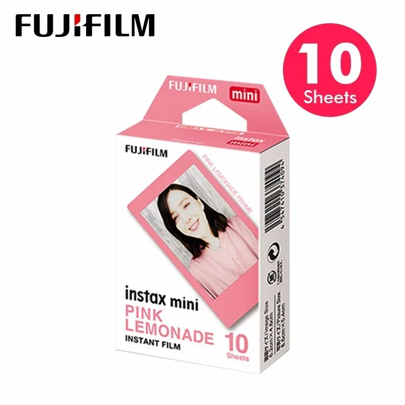 10 Sheets Fujifilm Instax Mini 8 пленка 10 листов Розовый Лимонад Fuji фотобумага для 70 50s 7s 90 25 Share SP-1 SP2 LOMO мгновенная камера - Цвет: 10 Sheets