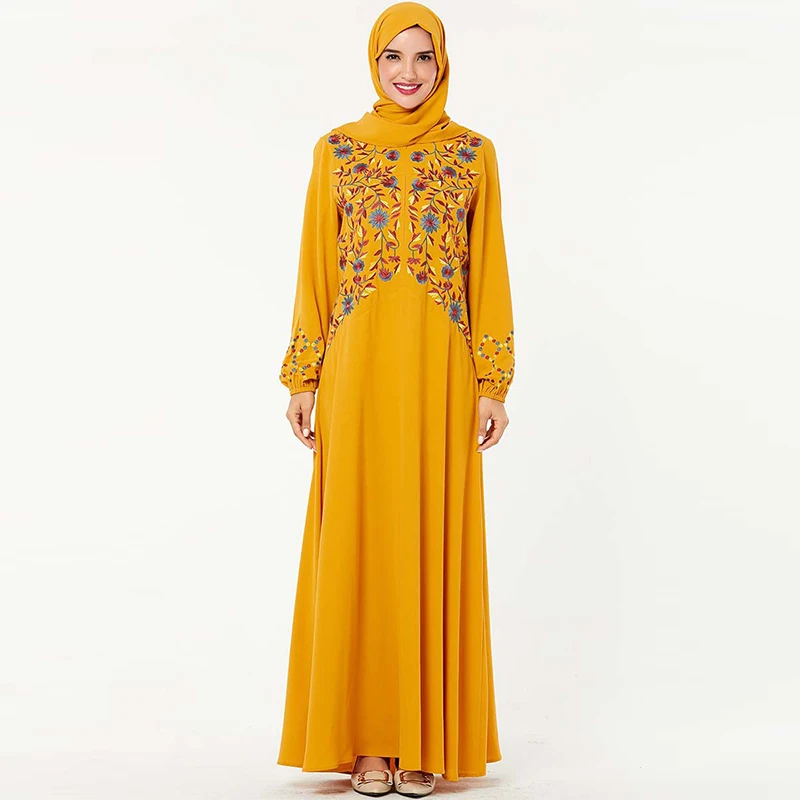Мусульманское платье мусульманская Турция модная юбка для кормящих Дубай стиль