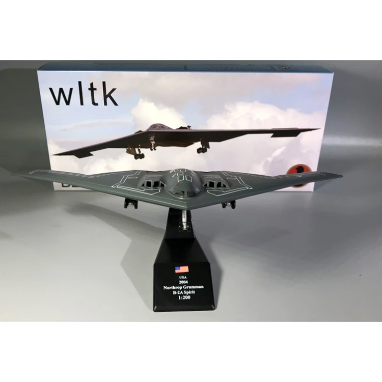 1:200 1/200 весы US B-2 Spirit Stealth и стратегический бомбардировщик литья под давлением