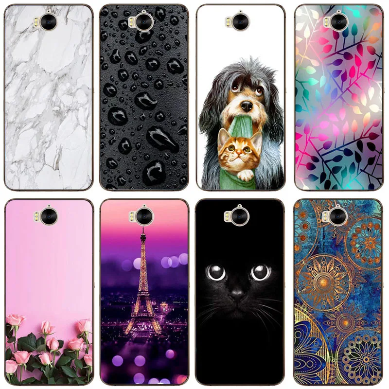 Soft TPU Rubber Matte Cover Case For Huawei Nova Young Mya L41 L11 Colorful Shield Y5 2017 Top Quality | Мобильные телефоны и