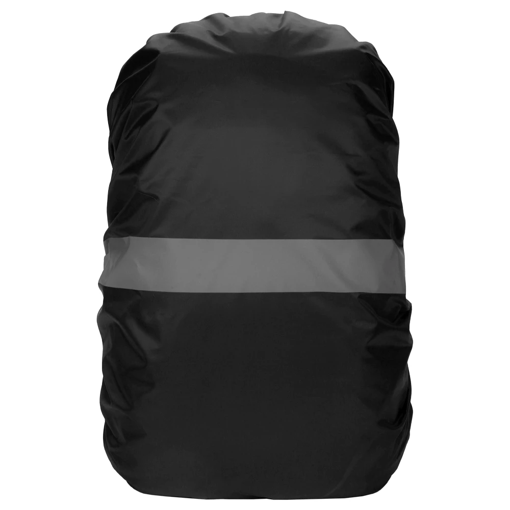 

20-100L Waterproof Sports Backpack Cover Bag Rain Cover with Reflective Strip Cycling Camping Hiking Mountaineering Case Black