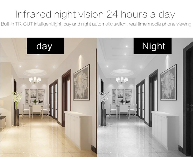 JPT новый стиль умный дом безопасности беспроводная мини камера ясное ночное