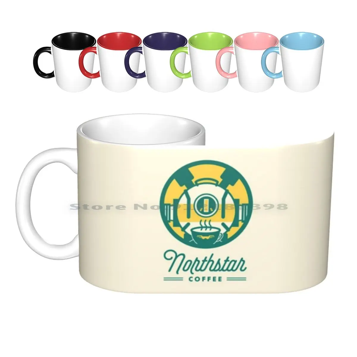 Titanfall 2 Northstar Coffee Emblem Ceramic Mugs Coffee Cups