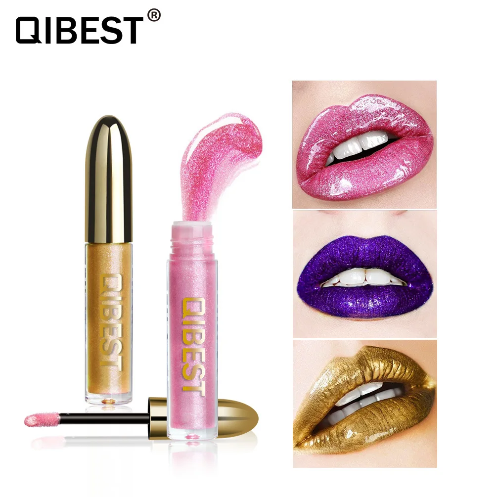 

28-color polarized lip gloss dazzling color micro flash lip gloss glass lip glaze hold makeup moisturizing lip gloss makeup tool