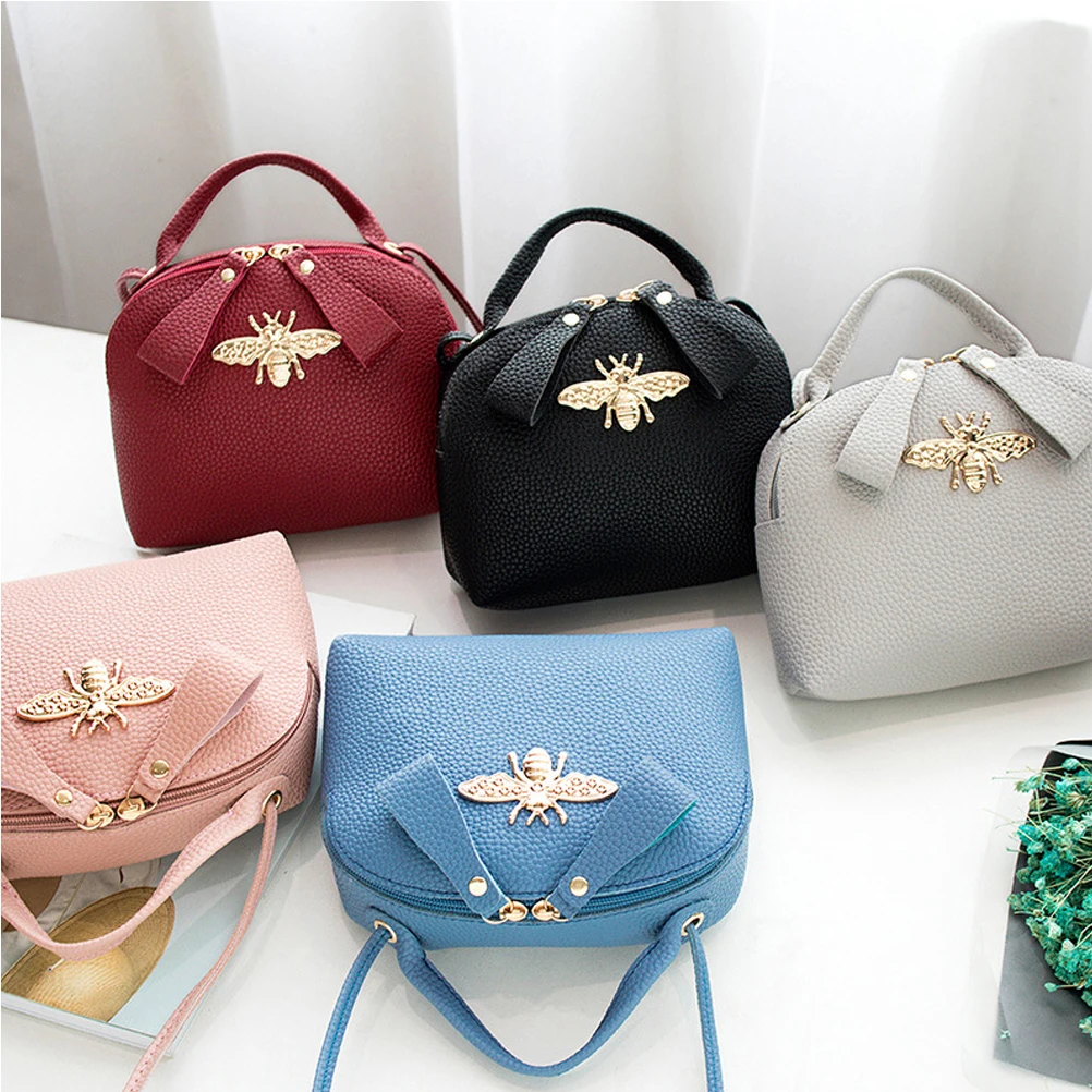 2019 Летняя женская сумка через плечо модная Милая Пчелка из искусственной кожи
