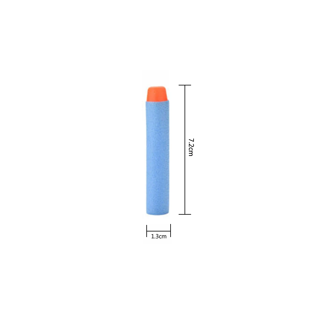 100PCS For Nerf Bullets Soft Hollow Hole Head 7.2cm Refill Darts Toy Gun for Series Blasters Xmas Kid Children Gift | Игрушки и хобби