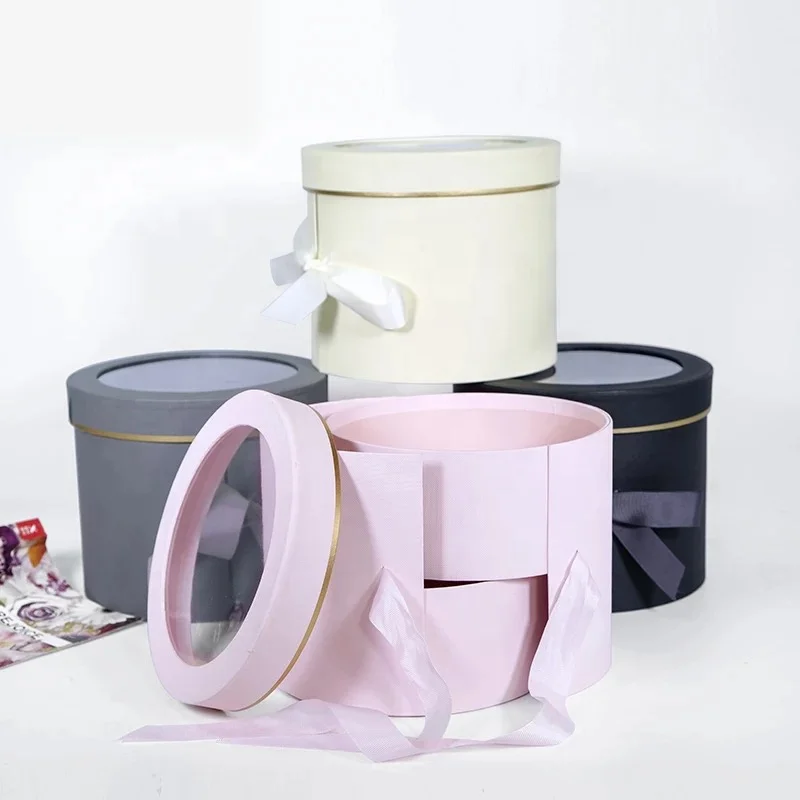 

FSC China Manufacturer Popular Stock Gift Packing Flower Box, Paper Tube Box 18pcs/Carton