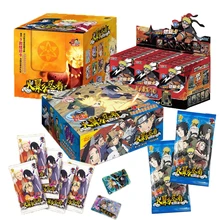 Original Naruto Card Collection Naruto Sasuke Anime Character Collection Card TCG Table Toys for Family Children Christmas Gifts