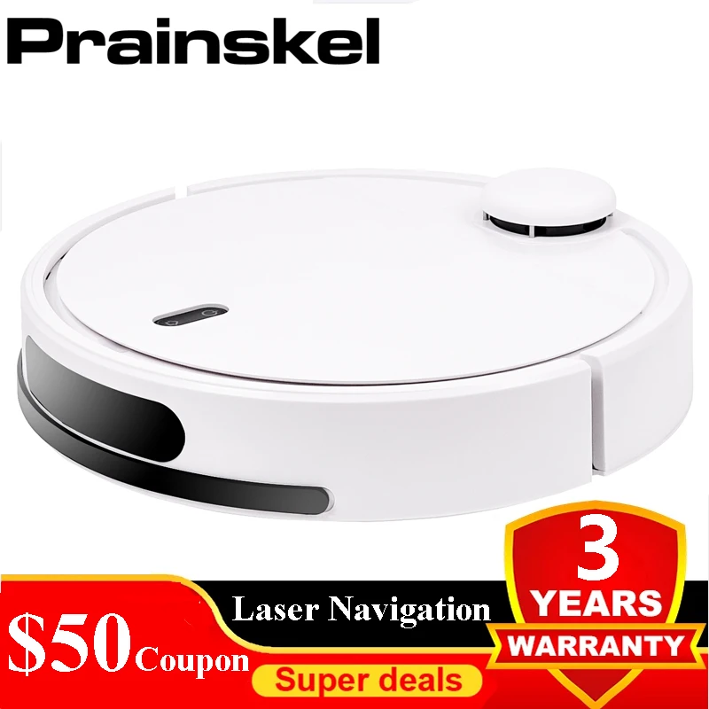 

Prainskel FR-X Robot Vacuum Cleaner Auto-charge Smart Home Appliance Alexa Sweep & Wet Mopping for Floor & Carpet Aspiradora
