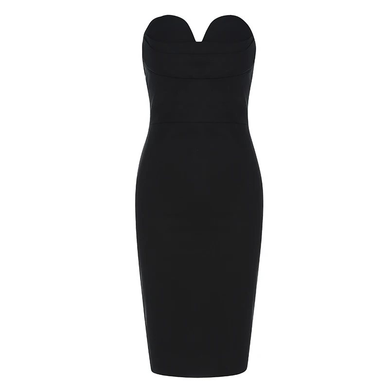 Женское вечернее платье без бретелек Beateen фиолетовое Клубное рукавов с молнией