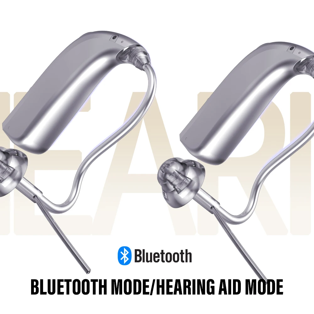 Перезаряжаемые Цифровые слуховые аппараты Bluetooth мини усилитель звука уха