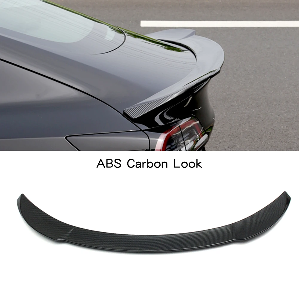 Задний багажник спойлер загрузки губы крыло для Tesla модель 3 Спорт 2017-2019 ABS